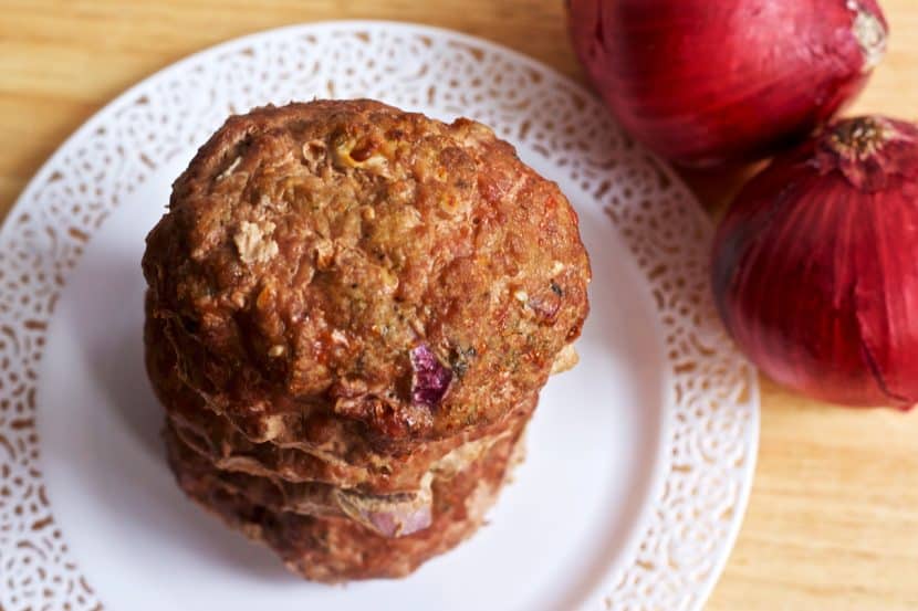 Greek Spiced Turkey Burgers [glutenfree + paleo] • Healthy Helper