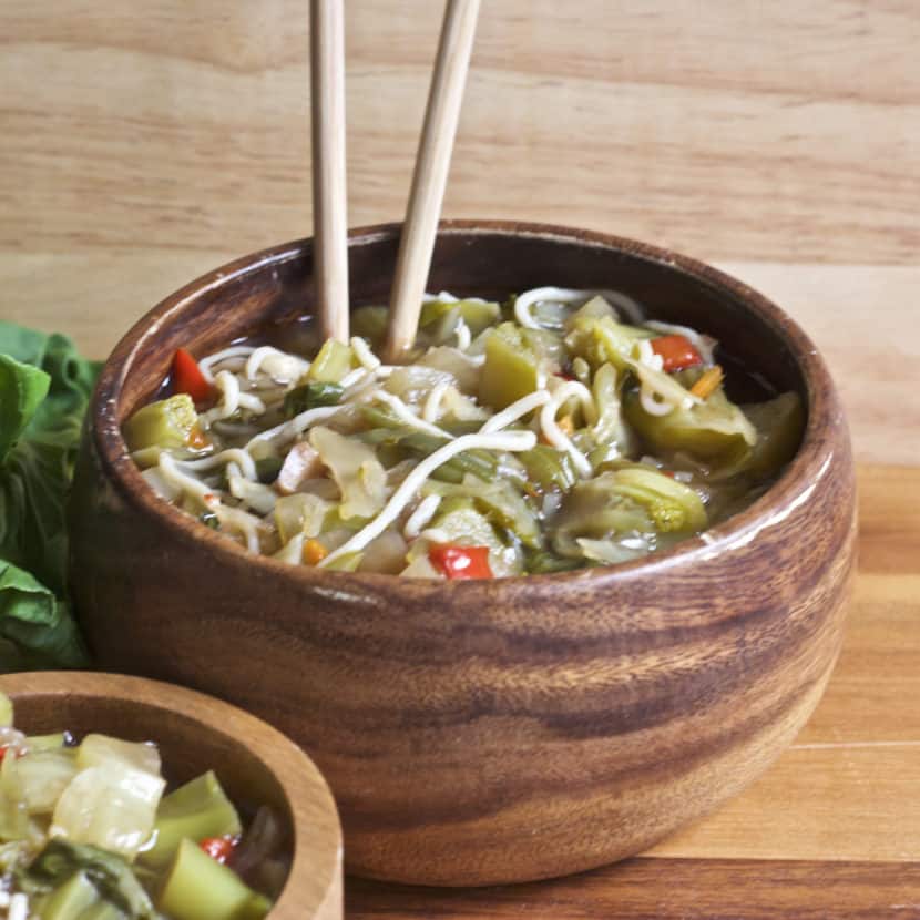 Vegan Chinese 5Spice Noodle Soup [glutenfree + oilfree] • Healthy Helper