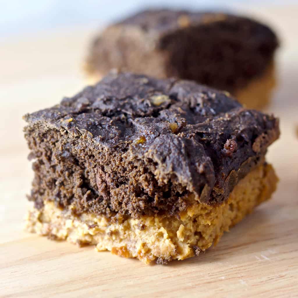Peanut Butter Blondie Brownies [vegan + glutenfree] • Healthy Helper