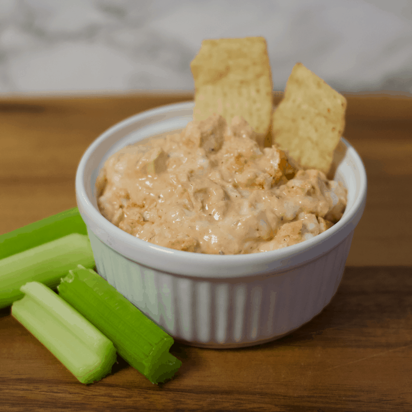 Vegan Buffalo Chicken Wing Dip [glutenfree] • Healthy Helper
