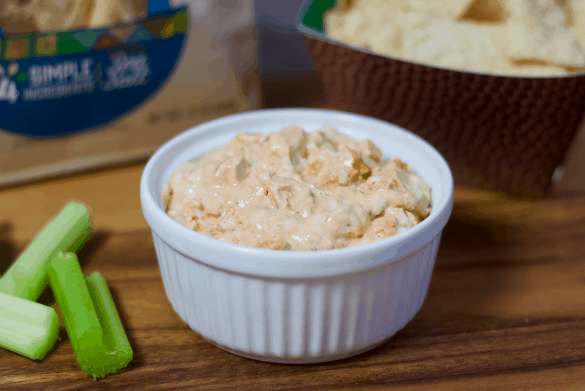 Vegan Buffalo Chicken Wing Dip [glutenfree] • Healthy Helper
