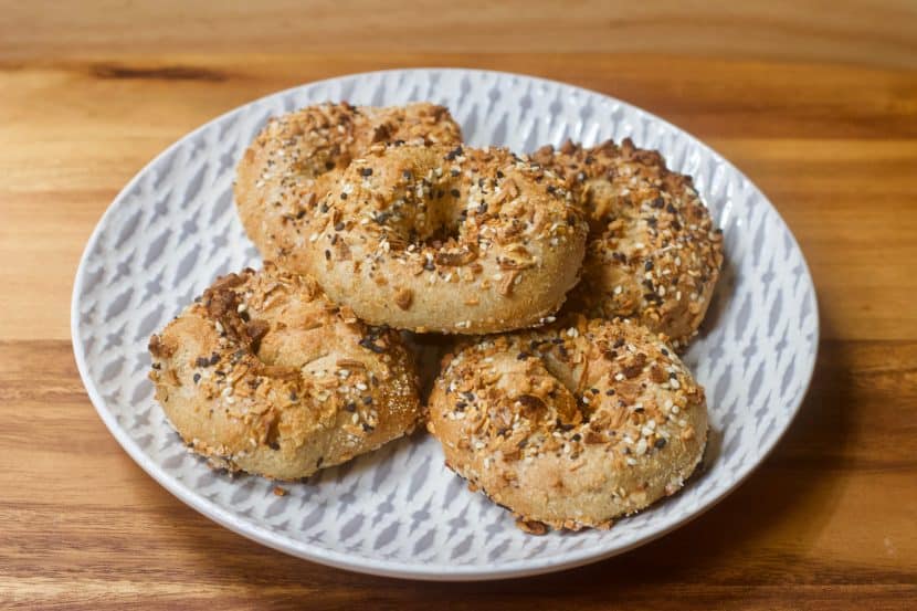 Vegan Everything Air Fryer Bagels [glutenfree + oilfree] • Healthy Helper