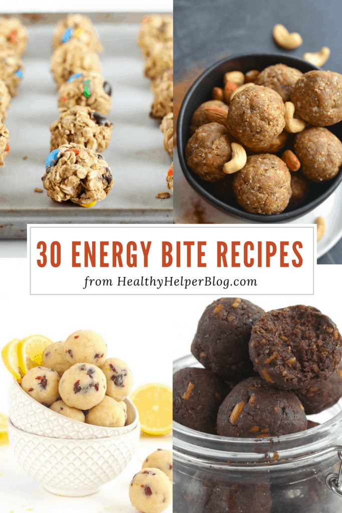 30 Energy Bite Recipes You Need to Make TODAY • Healthy Helper