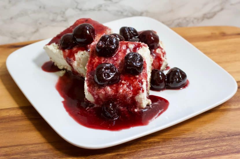 Creamy Vegan Cherry Cheesecake [raw + glutenfree] • Healthy Helper